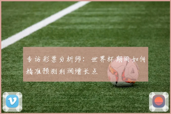 专访彩票分析师:世界杯期间如何精准预测利润增长点