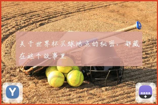 关于世界杯买球地点的秘密，都藏在这个故事里